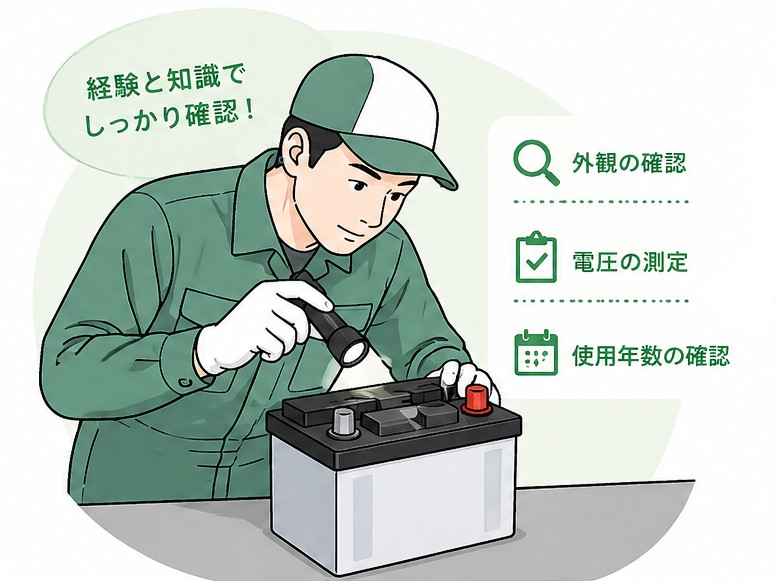 経験と知識でしっかり確認!