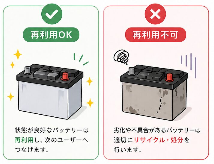再利用 バッテリー